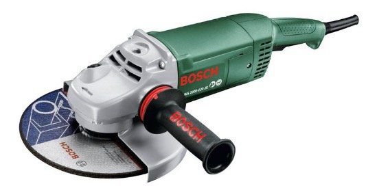 Bosch PWS2000 230JE Zweihand Winkelschleifer 2000W mit Anti Vibrationshandgriff für 77€ (statt 89€)