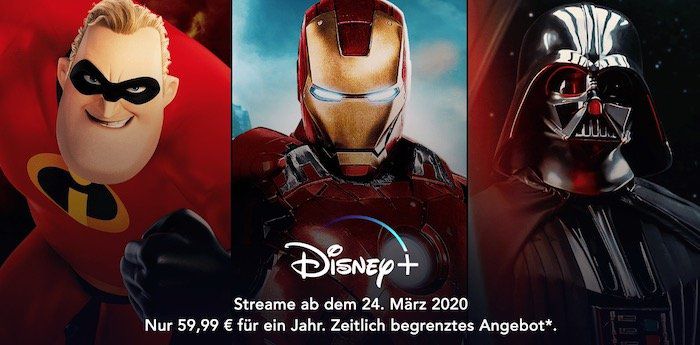 Telekom Magenta: Disney+ Streamingdienst für 59,99€/Jahr (bis 4 Geräte!)