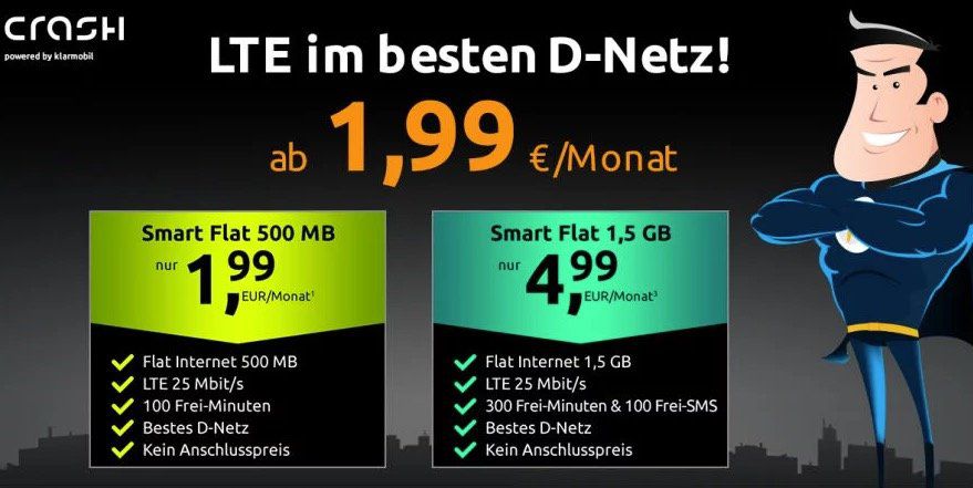 🔥 Telekom Tarif mit 100 Freiminuten + 500MB LTE für 1,99€ mtl. oder 1,5GB LTE für 4,99€ mtl.