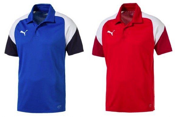 Puma Esito 4 Herren Poloshirt in Schwarz, Blau oder Rot für je 5€ (statt 19€)