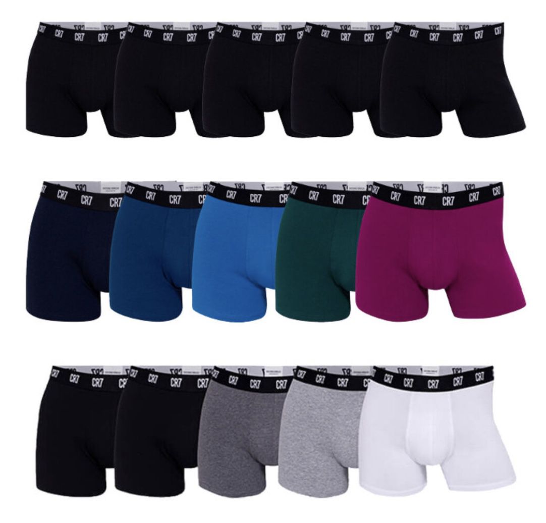 5er Pack Cristiano Ronaldo CR7 Basic Trunk Boxershorts für 25,95€ (statt 32€)