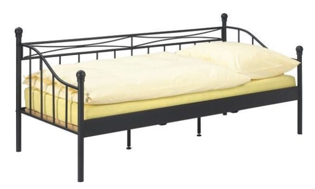 Mömax: Metallbett (90x200cm) in Matt Schwarz für 69,30€ bei Abholung (statt 99€)