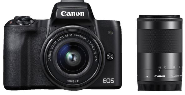 Media Markt Foto Tiefpreiswoche: z.B. CANON EOS M50 Systemkamera Kit + 2 Objektive für 699€ (statt 829€)