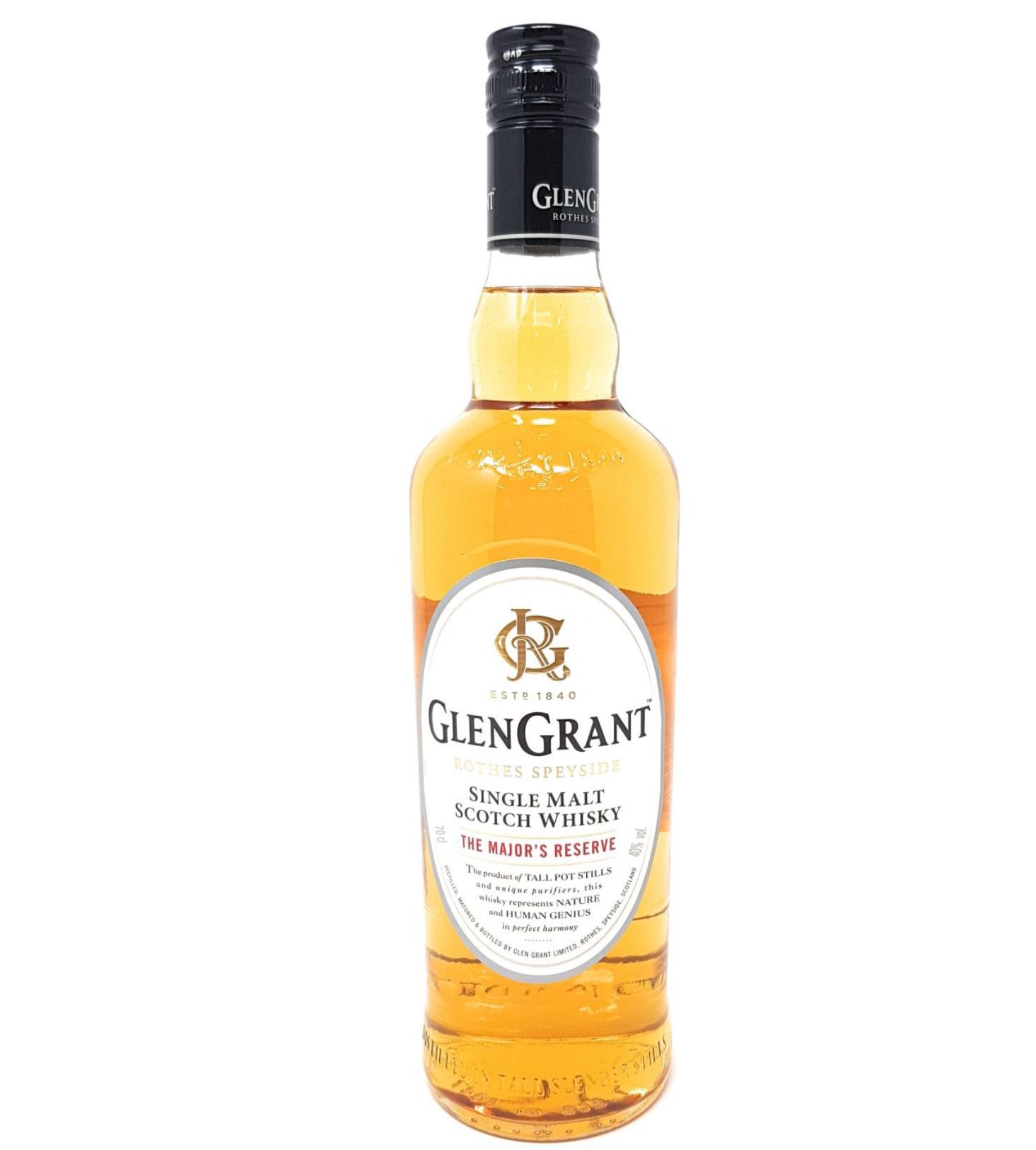 Ausverkauft! Glen Grant The Major’s Reserve Single Malt Scotch Whisky für 12,99€ (statt 21€)