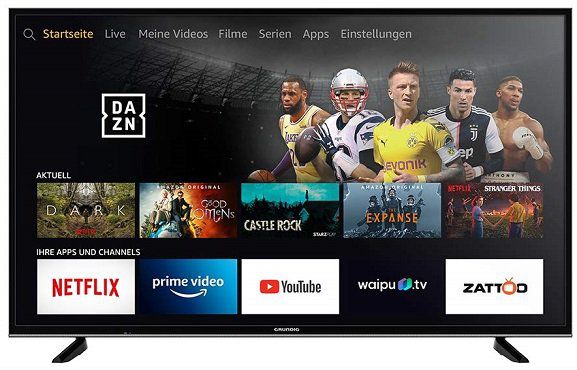 GRUNDIG 43GUB7062 FIRE TV EDITION mit 43, UHD 4K und Triple Tuner für 316,37€ (statt 369€)