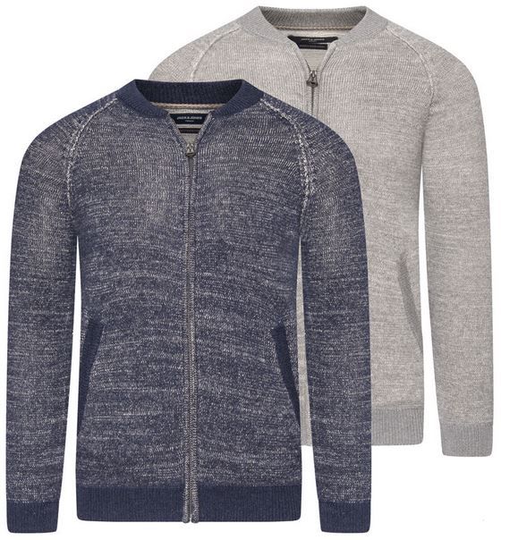 Jack & Jones Herren Zip Strickpullover und Strickjacken für je 21,95€ (statt 29€)