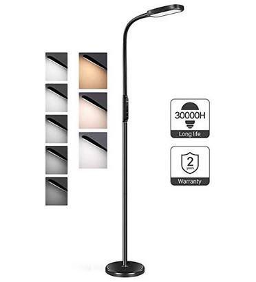 Miroco LED Stehlampe mit 5 Helligkeitsstufen & 3 Farbmodi für 31,89€ (statt 47€)