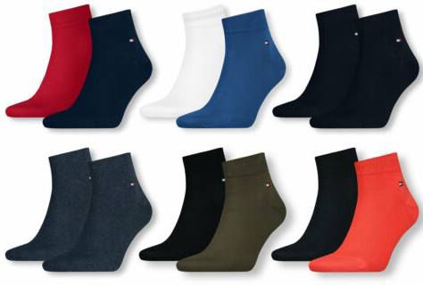 8er Pack Tommy Hilfiger Herren Quarter Socken für 29,99€ (statt 39€)