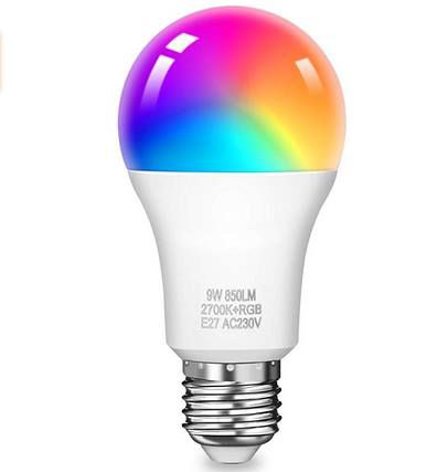 KINGSO WLAN LED RGB Glühbirne mit Alexa, Google Home & IFTTT Support für 9,79€ (statt 14€)