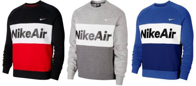 Nike Air Fleece Crew Pullover in 3 Farben für je 42,22€ (statt 65€)