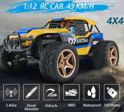 Wltoys XK 12402 A 1:12 RC Car mit 4x4 Antrieb & Fernbedienung für 68,99€   aus DE