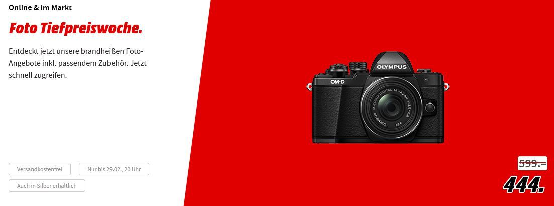 Media Markt Foto Tiefpreiswoche: z.B. CANON EOS M50 Systemkamera Kit + 2 Objektive für 699€ (statt 829€)