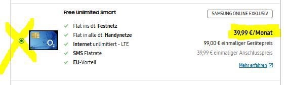 Samsung S20 für 99€ o. S20 Plus für 189€ + O2 Allnet Flat + 60GB LTE für 39,99€ mtl. + gratis Galaxy Buds