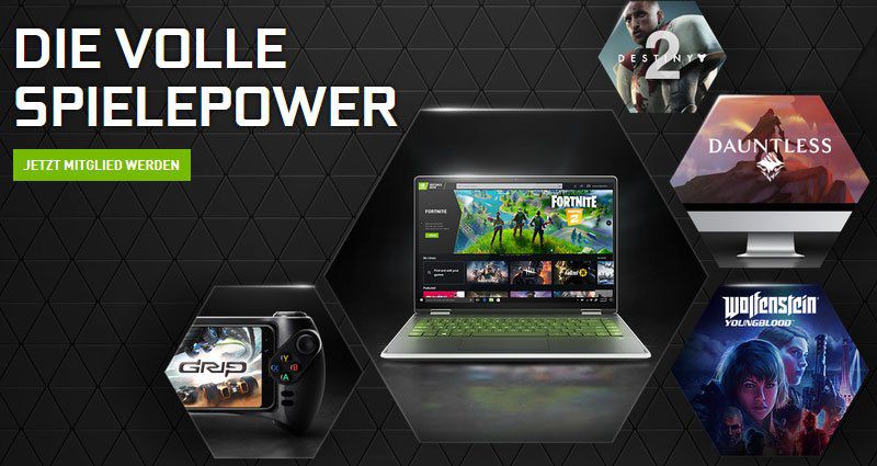 GeForce Now – Spiele überall spielen mit Game Streaming Service   3 Monate gratis