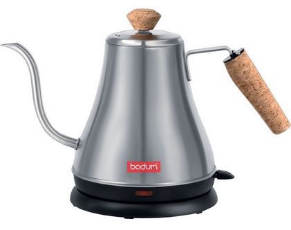 Ausverkauft! Bodum Melior Schwanenhals Wasserkocher 0,8 L für 24,94€ (statt 60€)