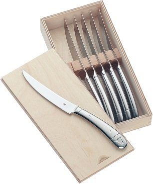 WMF Steakmesser Set 6 teilig in hochwertiger Holzbox für 34,99€ (statt 54€)