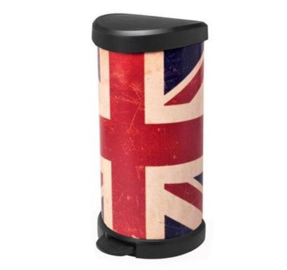 Curver Abfalleimer 40 Liter Union Jack für 27,42€ (statt 39€)