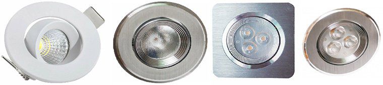 2er Pack LED Einbaustrahler von Eco Light für je 5,99€   15 Modelle!