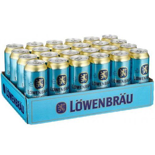 24x 0,5l Löwenbräu Original Helles Dosenbier ab 15,84€ (statt 24€)