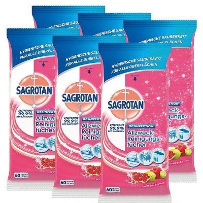 360x Sagrotan Allzweck Reinigungstücher in Granatapfel & Limette für 22,99€ (statt 27€)