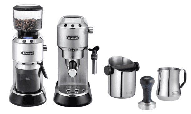 DeLonghi Dedica Style Barista Espressomaschine + Kaffeemühle inkl. Zubehör für 269€ (statt 325€)
