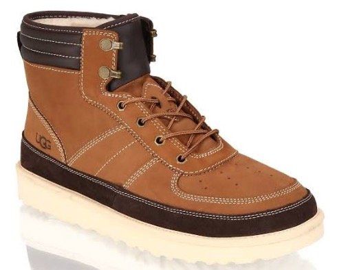 UGG Schnürboots HIGHLAND SPORT aus Nubukleder in Dunkelbraun für 95,20€ (statt 124€)