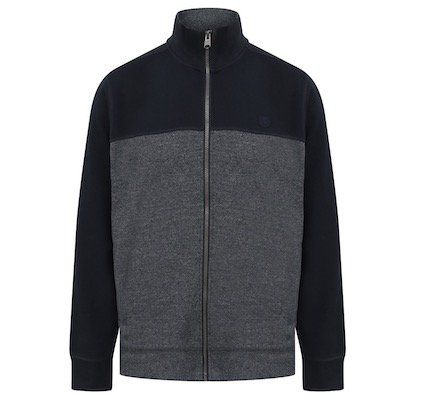 Kensington Coleherne Herren Sweatjacke mit Stehkragen für 11,72€ (statt 20€)