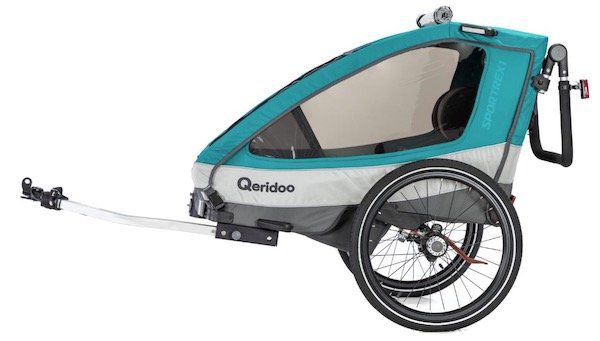 Qeridoo Sportrex 1 Fahrradanhänger (Modell 2019, Einsitzer) für 284,99€ (statt 350€)
