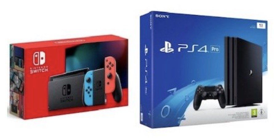 Nintendo Switch (neue Version) für 49€ oder PS4 Pro für 75€ + Vodafone Flat mit 5GB LTE für 14,99€ mtl.