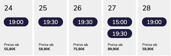 Die Eiskönigin Musical Ticket Vorverkauf (Vorstellung ab März 2021) ab 55,90€ + 10€ Gutschein