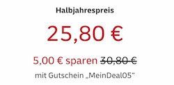 26 Ausgaben Bild der Frau für 25,80€ + 25€ Gutschein