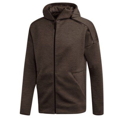 adidas Kapuzenjacke Z.N.E. mit Fast Release Zipper in Braun für 37,95€ (statt 45€)