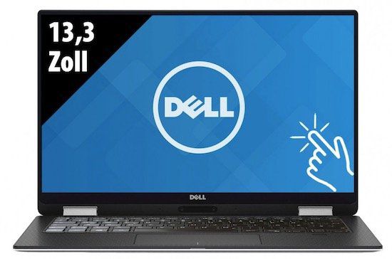 Dell XPS 13 (9365)   13,3 Zoll QHD+ Convertible mit 500GB SSD für 899€ (statt 1.249€)