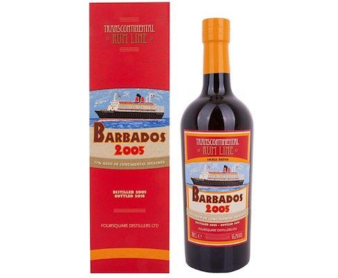 Transcontinental Rum Line Barbados 2005 (55,2%, 0,7 Liter) für 77,89€ (statt 86€)