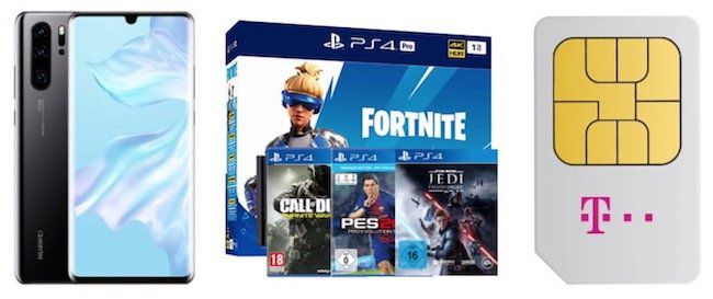 🔥Young + MagentaEins: Huawei P30 Pro + PS4 Pro (inkl. 4 Games) + Telekom Flat 24GB LTE + StreamOn 39,95€ mtl.