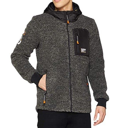 Superdry Herren Mountain Sherpa Kapuzenjacke für 41,96€ (statt 92€)