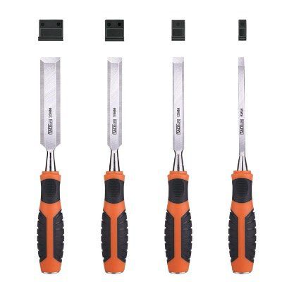 4teiliges Tacklife Holzmeißel Set aus Kohlenstoffstahl 6, 12, 19 & 25mm für 10,99€ (statt 20€)   Prime