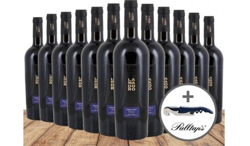 12x San Marzano Lamadoro Primitivo 2019 + Pulltap’s Korkenzieher für 44,10€