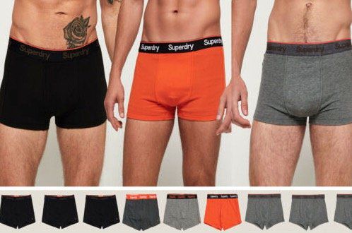 3er Pack Superdry Herren Orange Label Sport Boxershorts für 13,99€ (statt 31€)