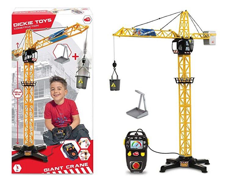 Abgelaufen! Dickie Toys elektrischer Spielzeug Kran (100cm, ferngesteuert) für 9,99€ (statt 18€)   Prime