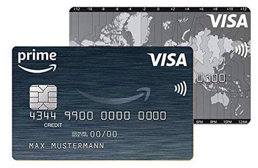 Amazon VISA Kreditkarte mit 20€ Startguthaben + bis zu 3% Cashback bei Amazon Einkäufen