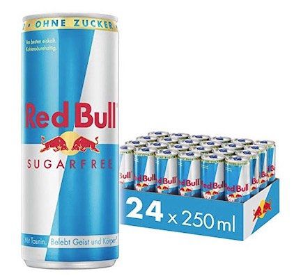 24x Red Bull Energy Drink Sugarfree ab 18,92€