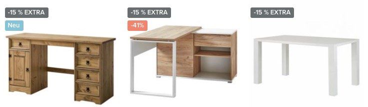 home24: 15% Rabatt auf Home Office und Garten Produkte   z.B. Gaming Stuhl DX Racer V2 für 237€ (statt 319€)