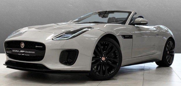 Privat & Gewerbe: Jaguar F Type Cabrio P380 R Dynamic in Borasco Grey mit 379PS für 499€   LF 0,49