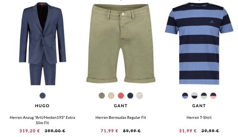 engelhorn Marken Sale  20% Rabatt auf Hilfiger, BOSS, GANT etc.