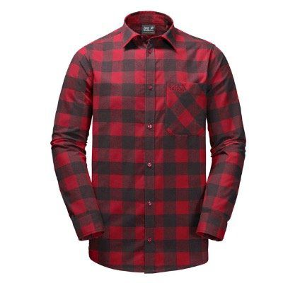 Jack Wolfskin Red River Shirt Flanellhemd für 30,44€ (statt 45€)