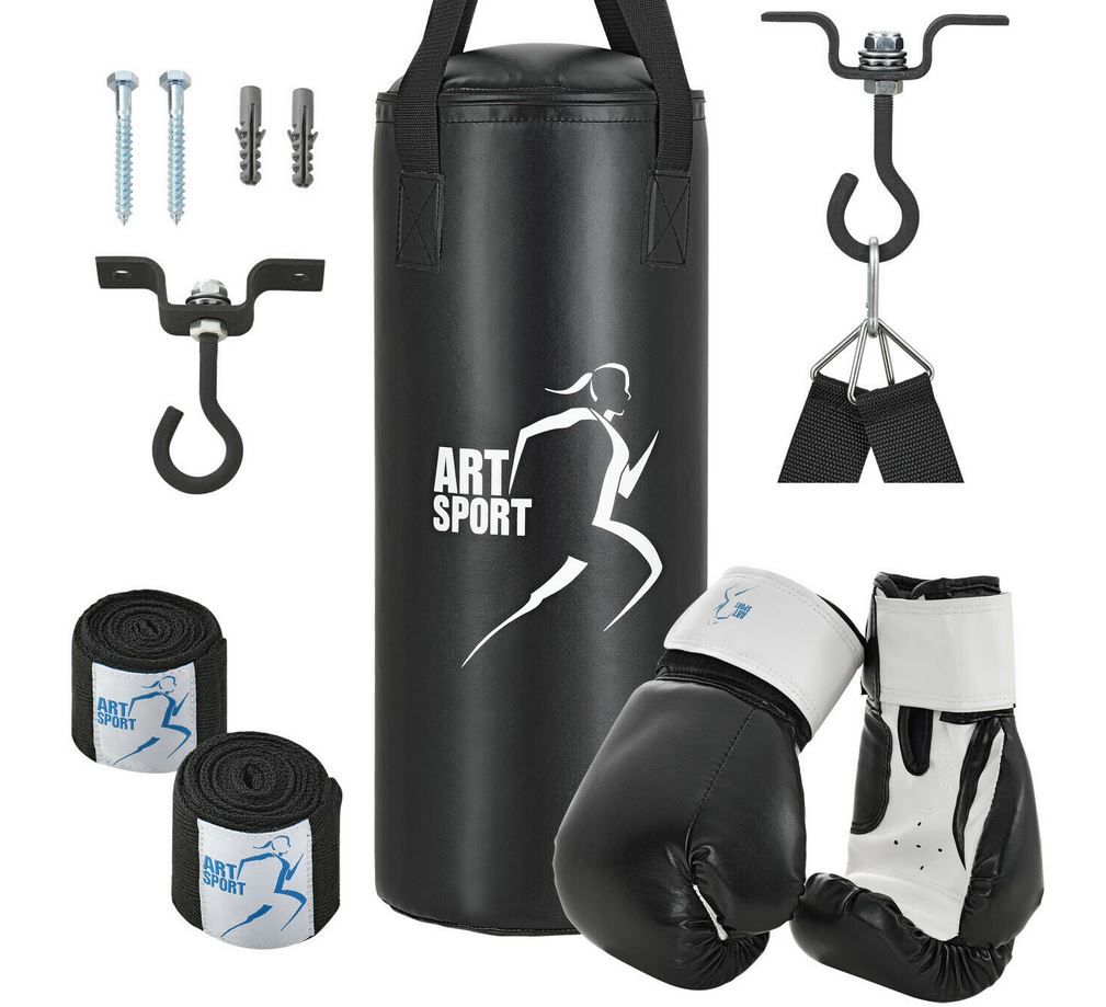 ArtSport Boxsack Set 10kg Sandsack + Boxhandschuhe + Zubehör für 36,95€ (statt 45€)