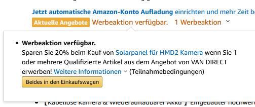 1080p WLAN Außenkamera mit Akku & Bewegungserkennung für 62,99€ (statt 90€)