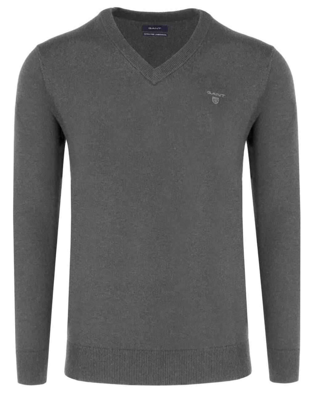 GANT Pullover aus Lammwolle mit V Neck für 47,20€ (statt 63€)