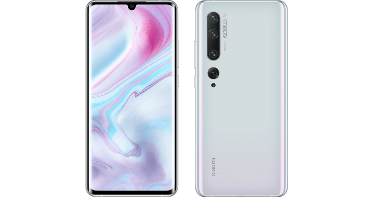 Xiaomi Mi Note 10 Pro in Glacier White mit 256GB und 8GB RAM ab 456,65€ (statt 516€)